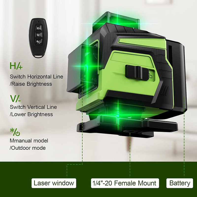 16 Lines Green Laser Level
