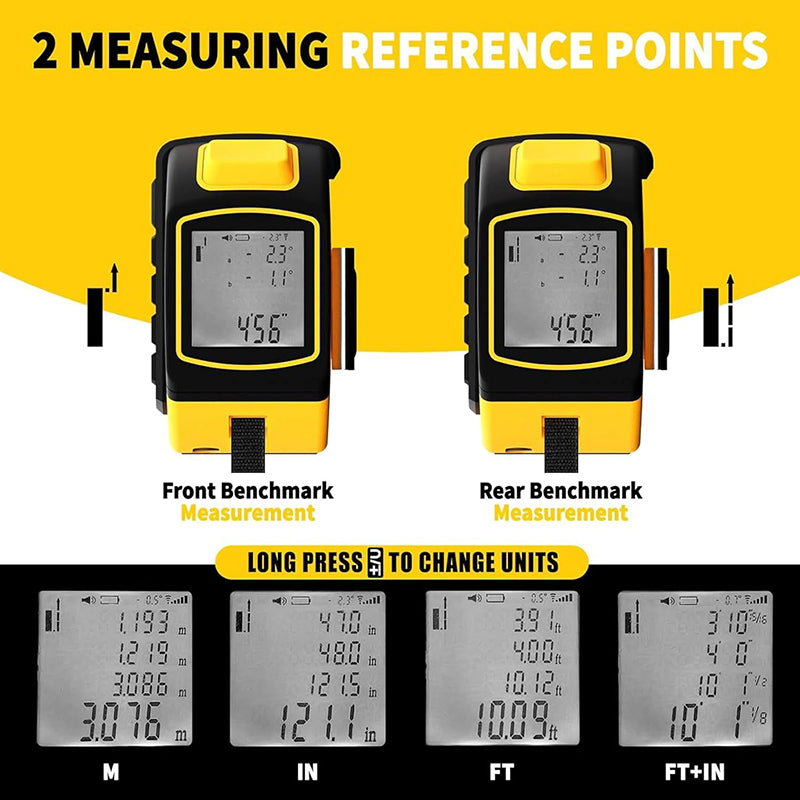 5 in 1 Digital Bluetooth Laser Tape Measure