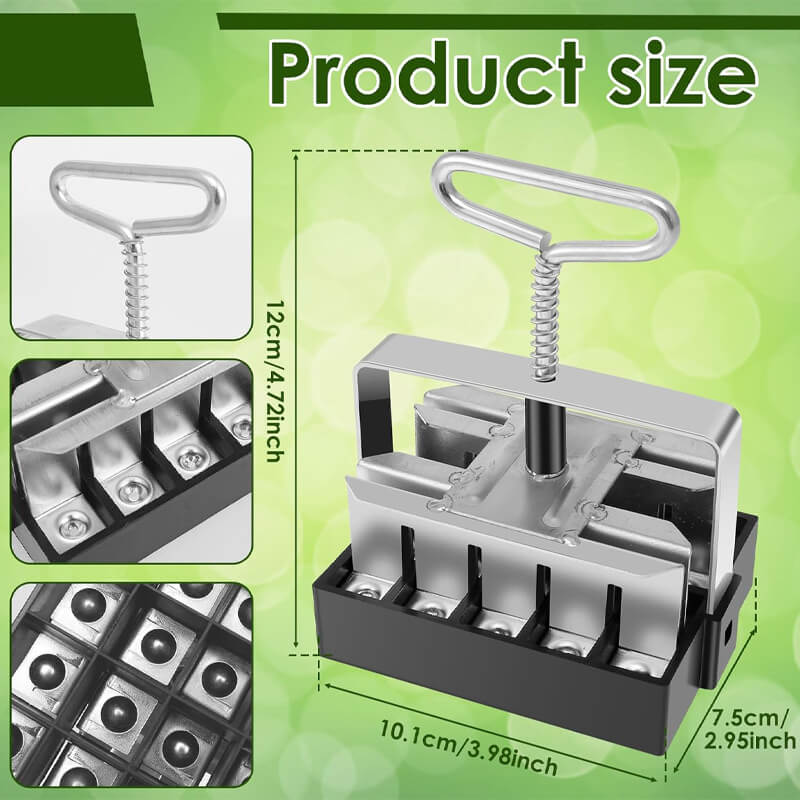 Cell Soil Block Maker with 3 Kinds Seed Pins