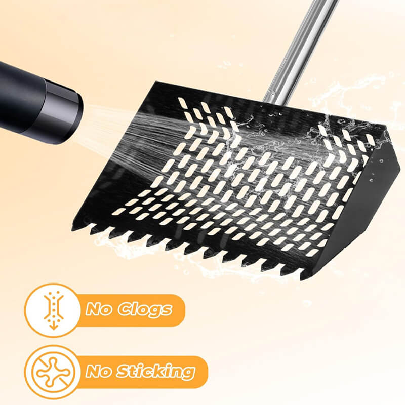 3 in 1 Metal Chicken Poop Scooper & Rake