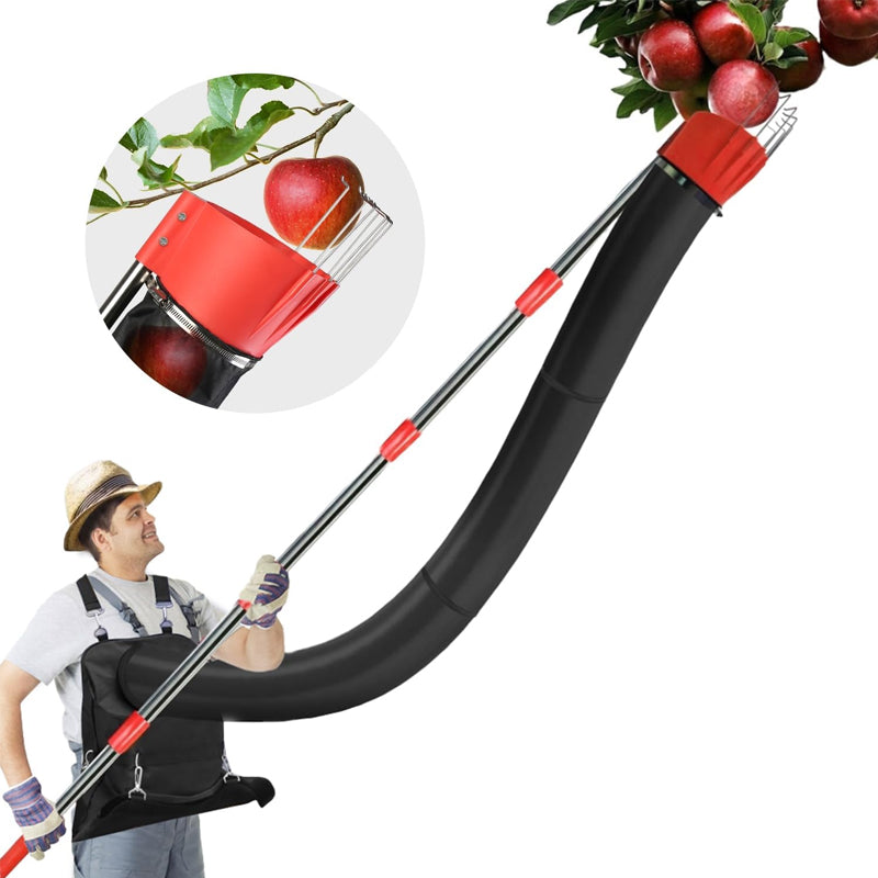 13FT High Reach Fruit Picker Pole with Harvest Bag