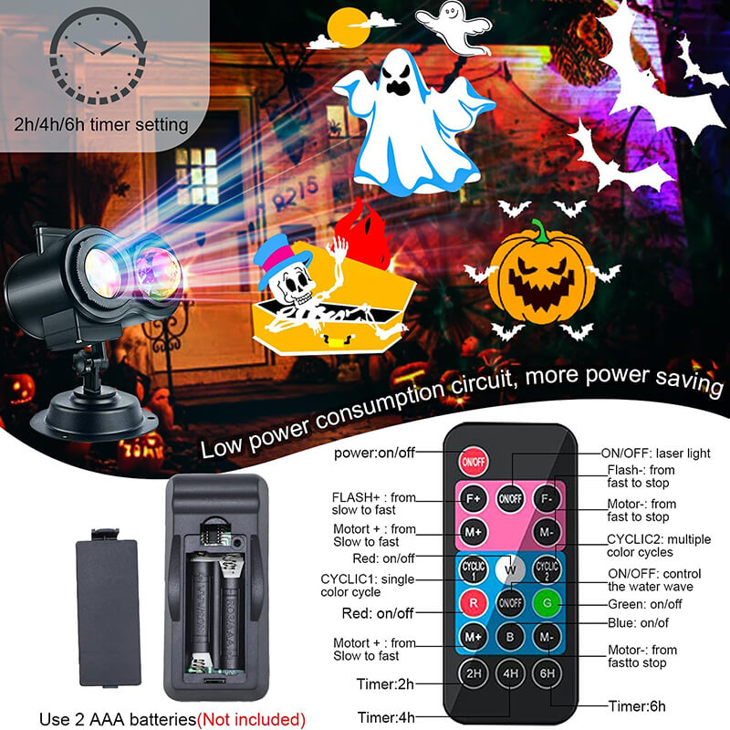 2 in 1 Decoration Projector Lights