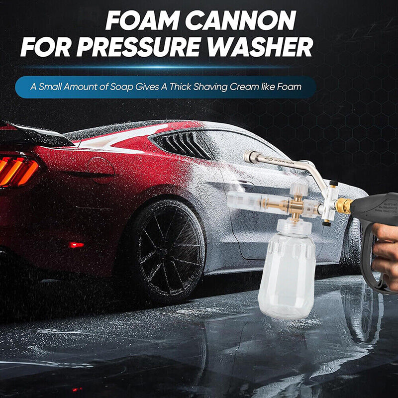 2 in 1 Connector Foam Cannon Pressure Washer Gun