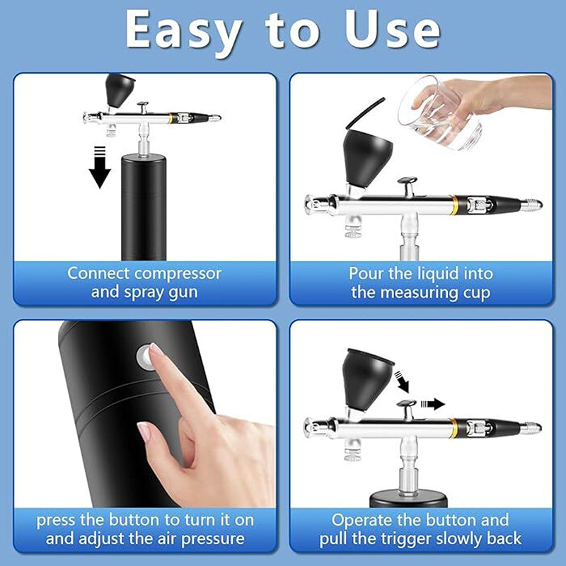 32PSI Compressor Airbrush Kit