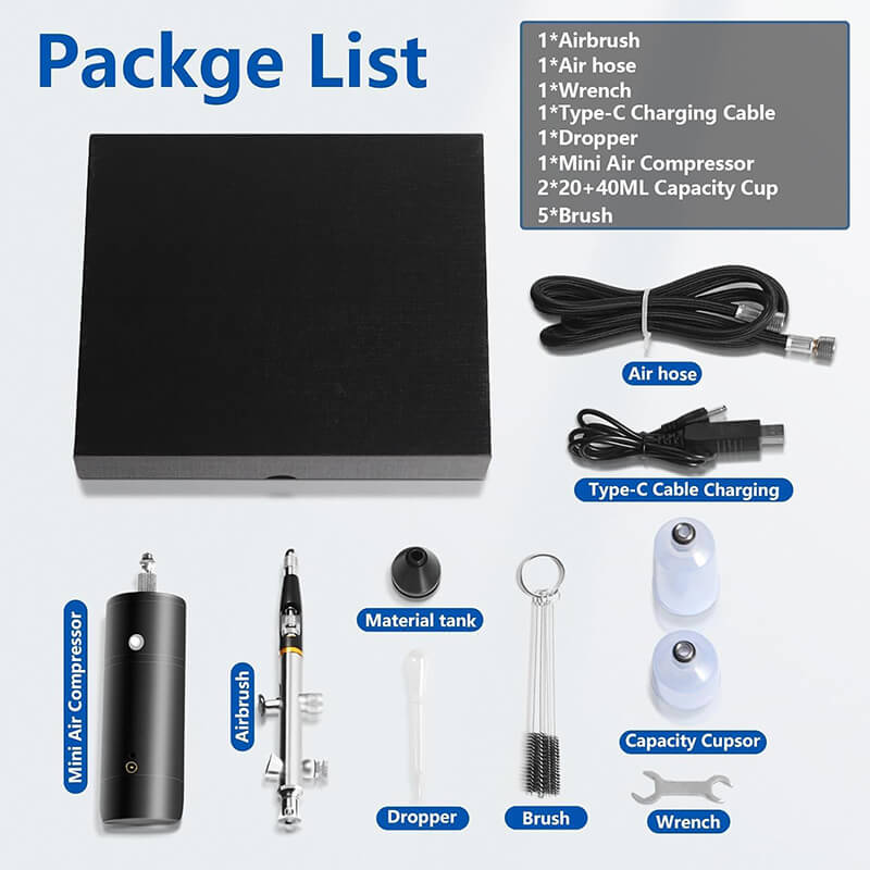 32PSI Compressor Airbrush Kit