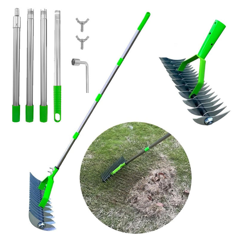 67 Inches Thatch Rake for Lawns
