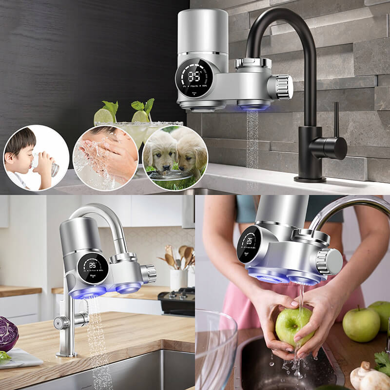 Faucet Water Filter with LED Display