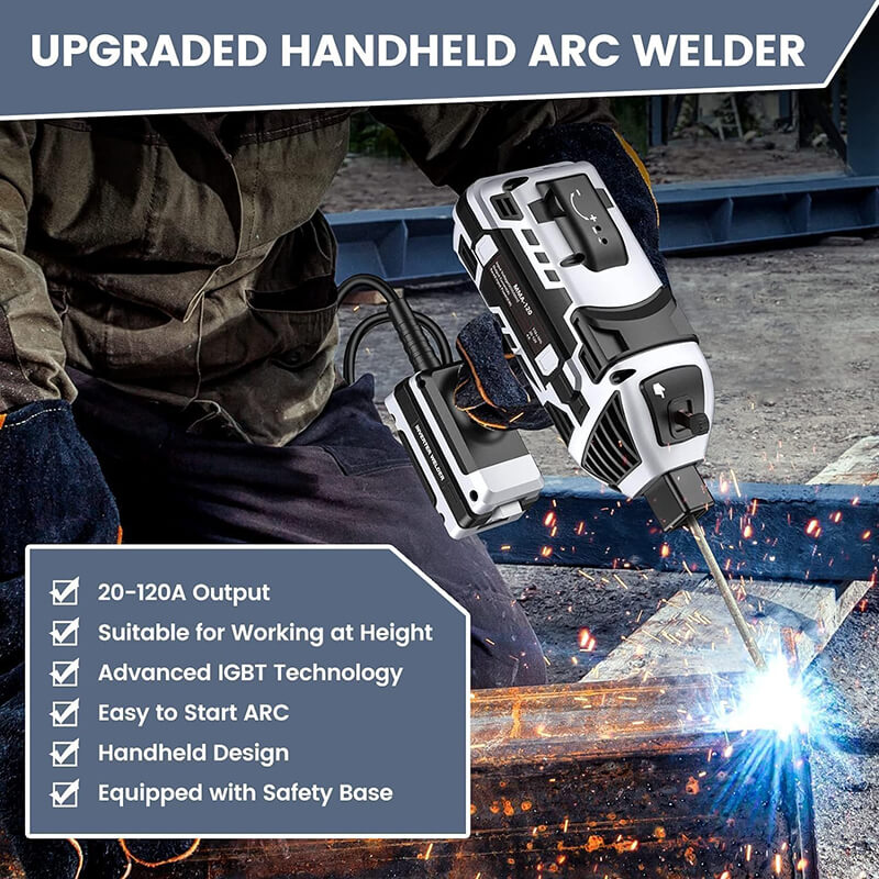 Handheld Welder Kit with 10pcs Welding Rods