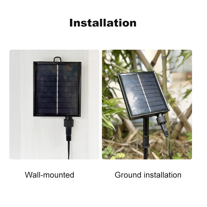 Solar Pool Fountain with Lights