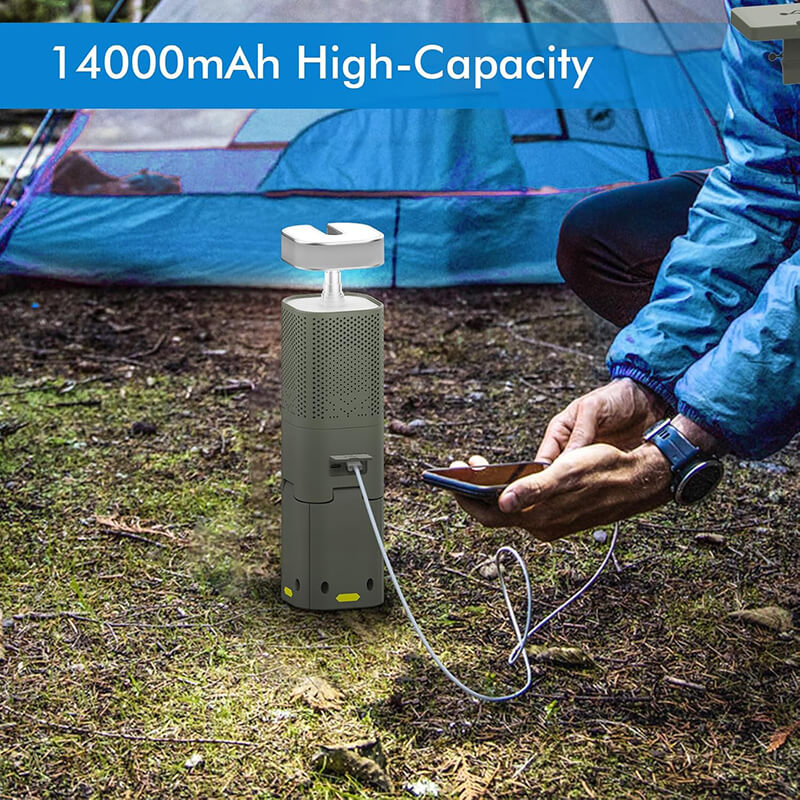 Telescopic Camping Light with Speaker