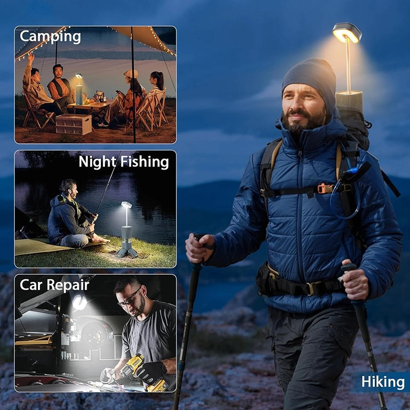 Telescopic Camping Light with Speaker