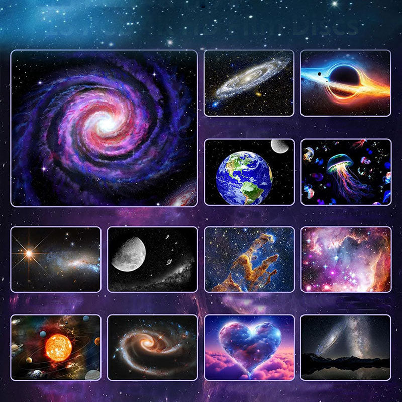 4K 13 in 1 Galaxy Projector with Colored Night Light
