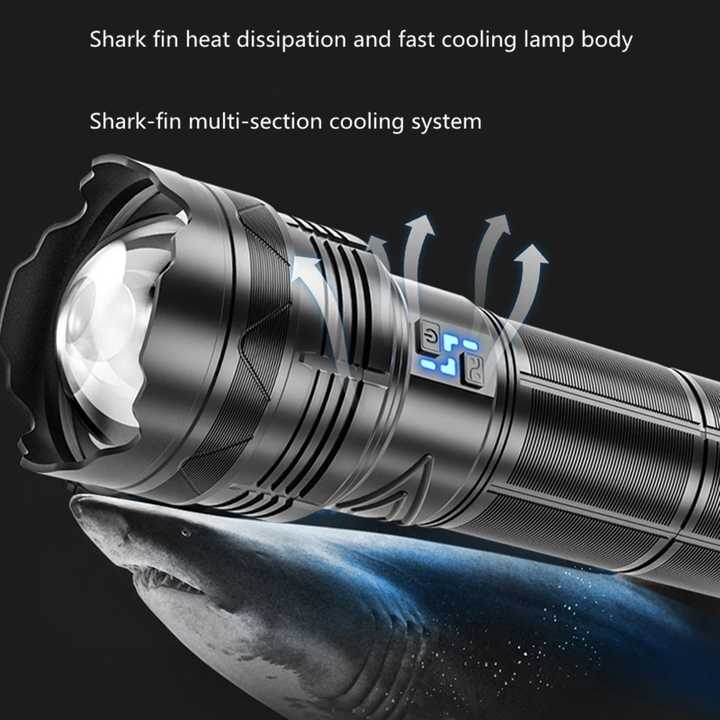 50000 LM Super Bright Flashlight