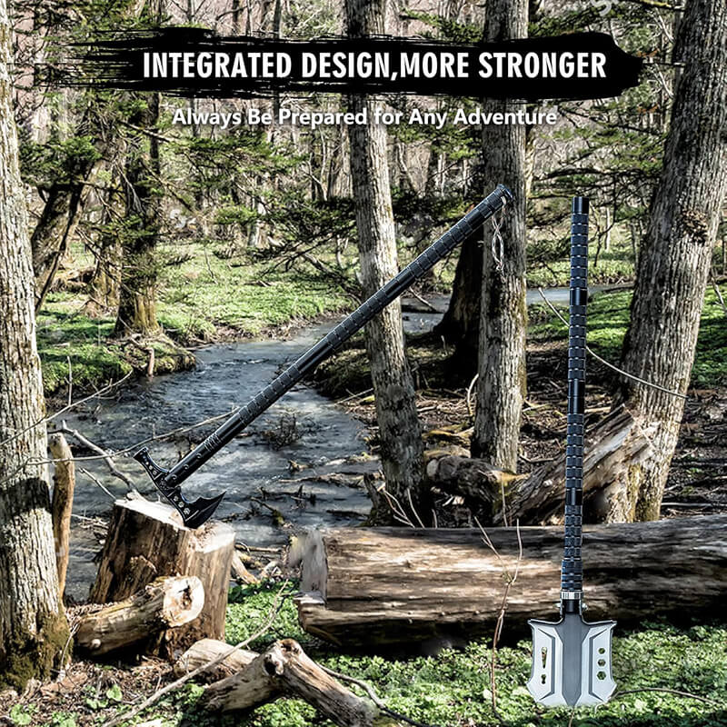 25 in 1 Survival Multi-Tool Shovel Kit