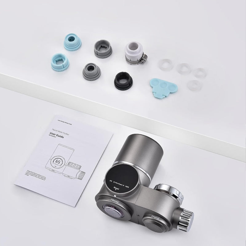 Faucet Water Filter with LED Display