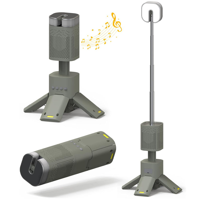 Telescopic Camping Light with Speaker